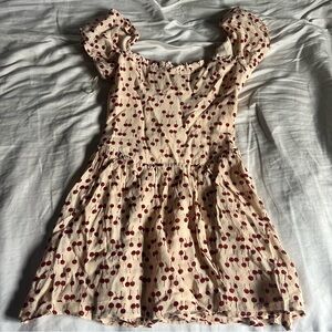 Reformation Cherry Print Dress